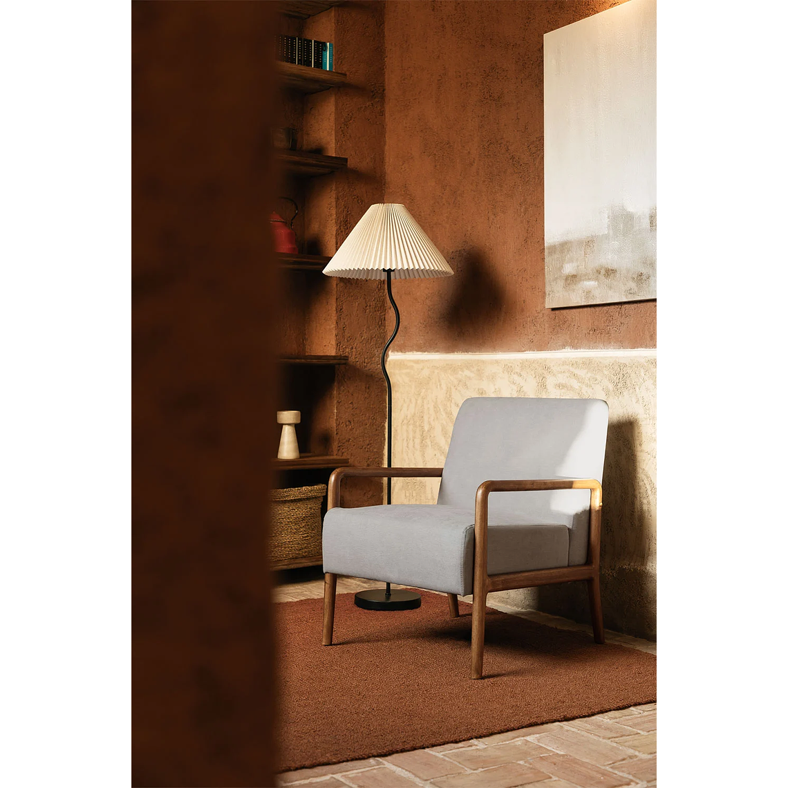 Poltrona Maylene Gris Claro 2