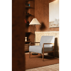 Poltrona Maylene Gris Claro