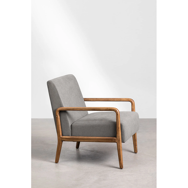 Poltrona Maylene Gris Claro 3