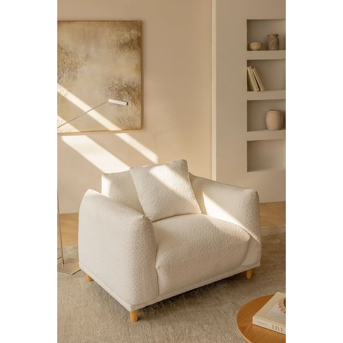 Poltrona en Bouclé Eracli 7