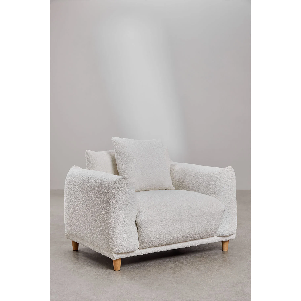 Poltrona en Bouclé Eracli Pack 2 1