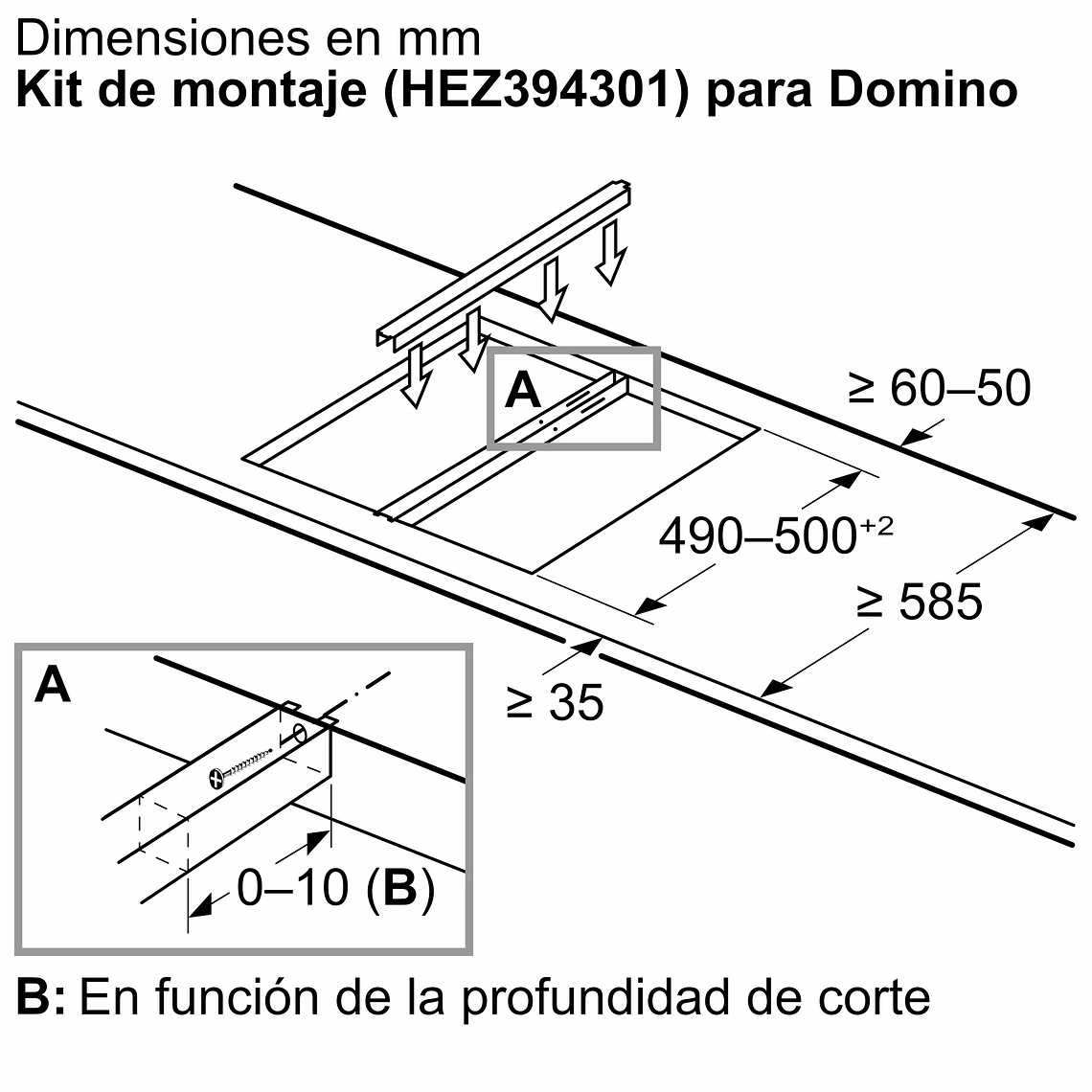 Encimera de Gas Serie 8 Placa Cristal Negro 12