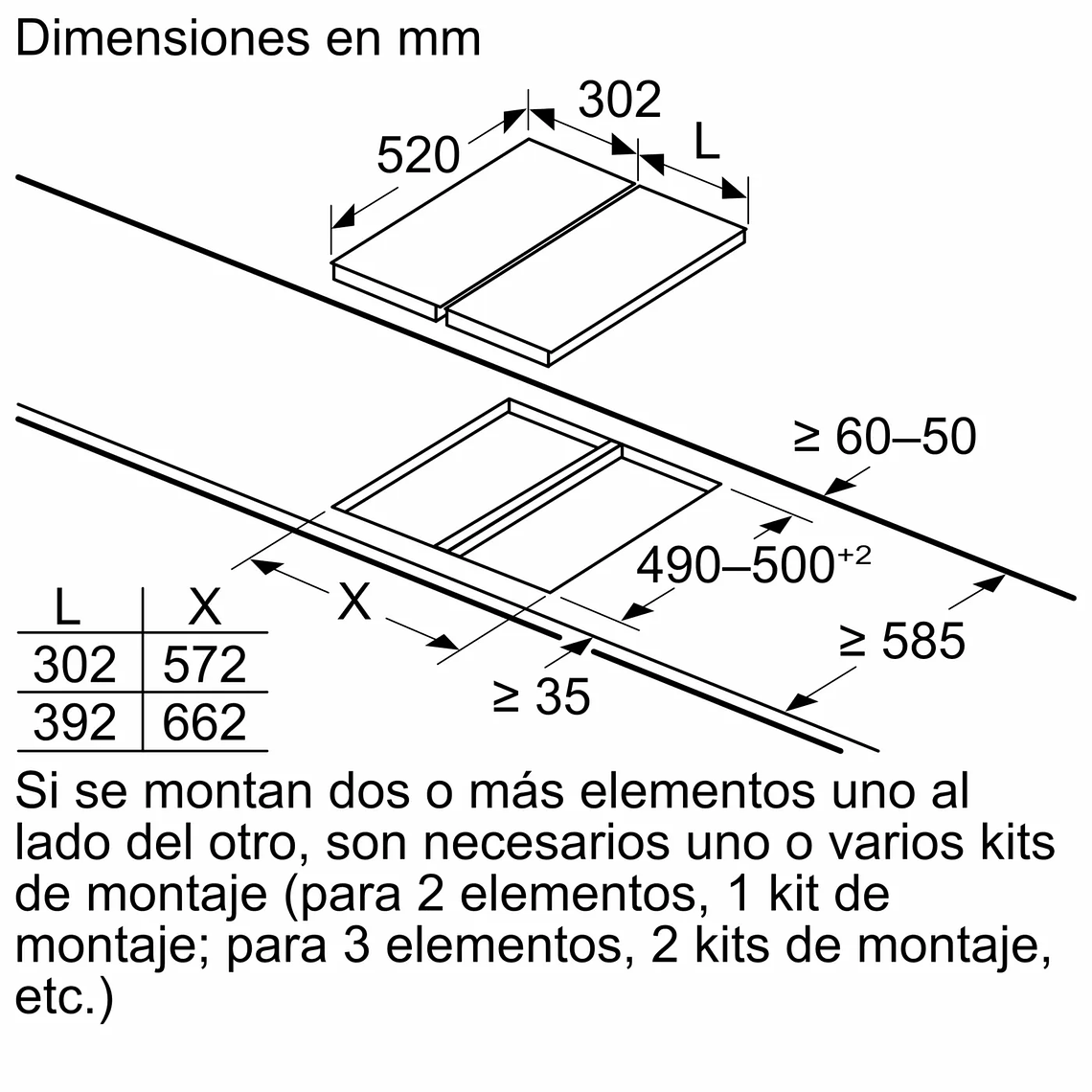 Encimera de Gas Siemens 30 cm 12