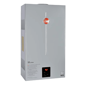 CALEFONT DIGITAL 11 LITROS GAS LICUADO TIRO NATURAL RHEEM