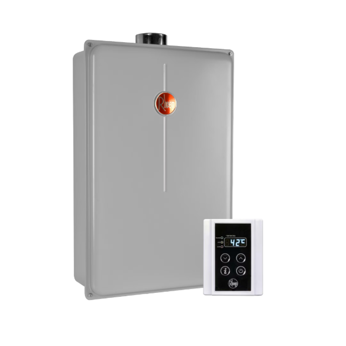 CALEFONT DIGITAL 28 LITROS GAS LICUADO TIRO FORZADO RHEEM 2