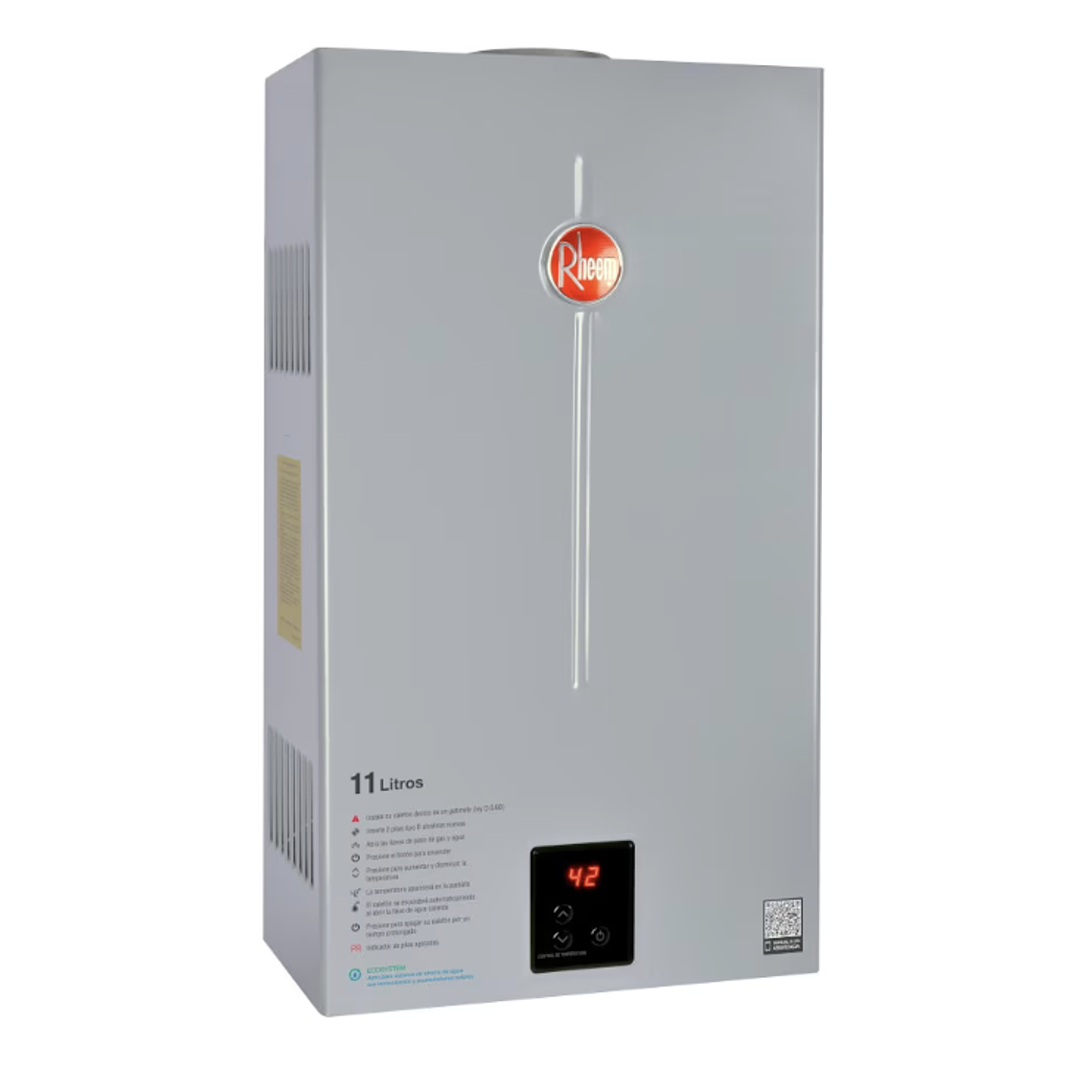 CALEFONT 11 LITROS GAS NATURAL TIRO NATURAL RHEEM 2
