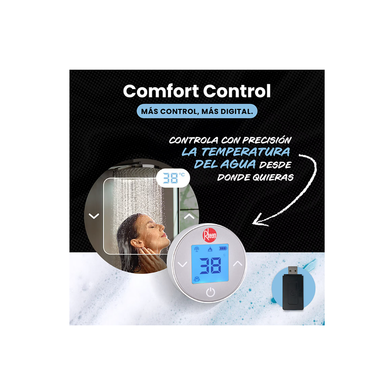 CALEFONT DIGITAL 21 LITROS GAS NATURAL TIRO FORZADO CON CONTROL REMOTO 4