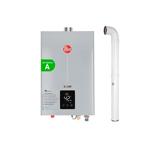 PACK CALEFONT RHEEM 10L. T.FORZADO G.NATURAL + KIT DUCTOS