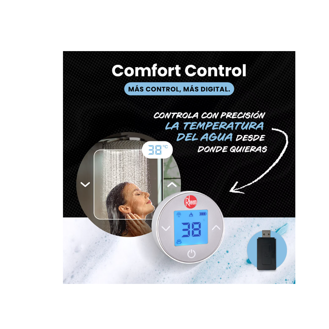 CALEFONT DIGITAL 18 LITROS GAS NATURAL TIRO FORZADO CON CONTROL REMOTO 4