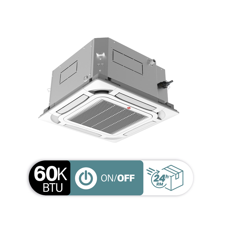 AIRE ACONDICIONADO SPLIT CASSETTE 60000 BTU ON/OFF RHEEM 1