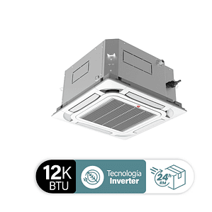 AIRE ACONDICIONADO SPLIT CASSETTE 12000 BTU INVERTER RHEEM