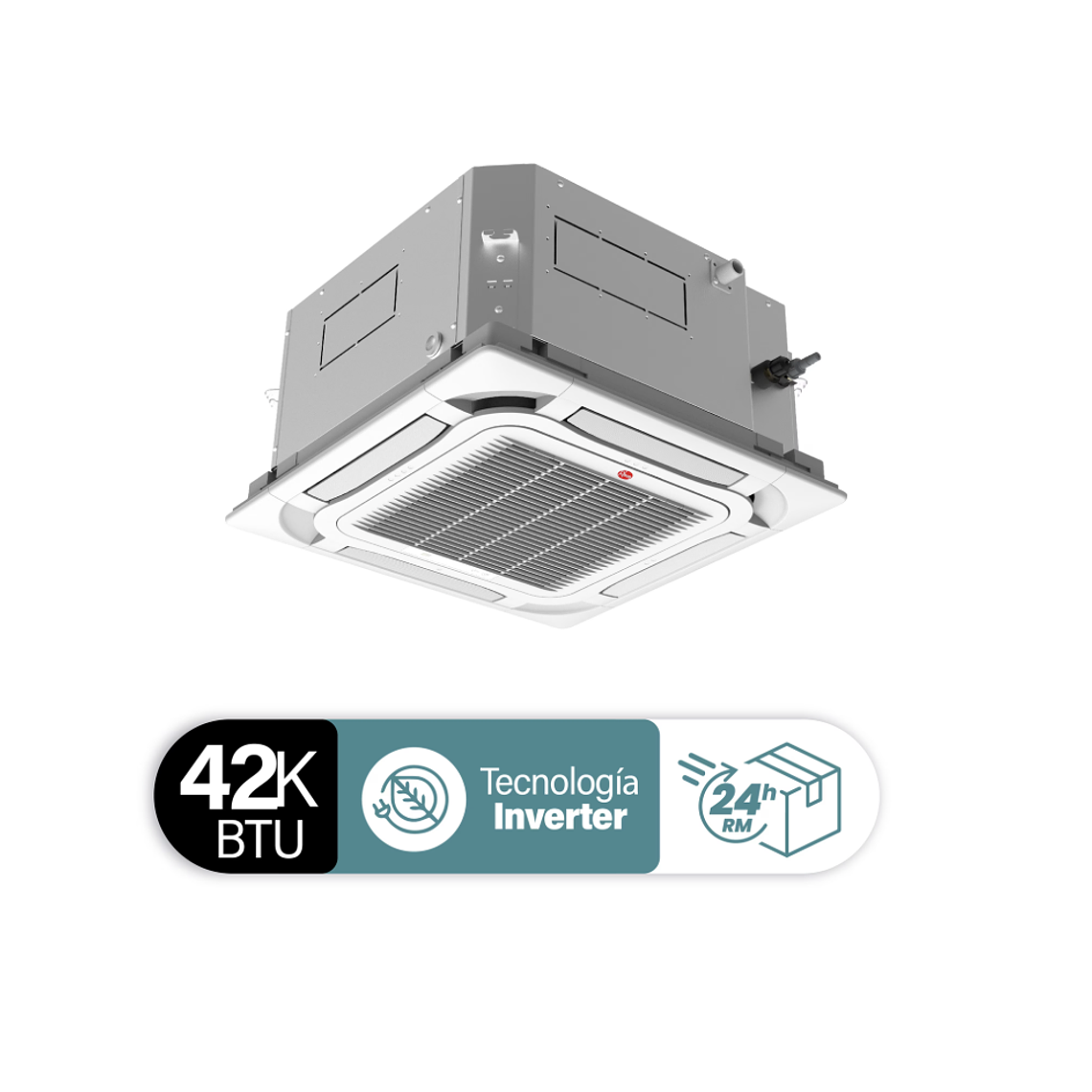 AIRE ACONDICIONADO SPLIT CASSETTE 42000 BTU INVERTER RHEEM 1