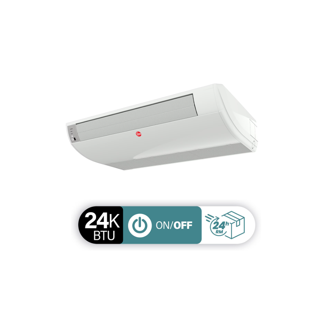 AIRE ACONDICIONADO SPLIT PISO-CIELO 24000 BTU ON/OFF RHEEM 1