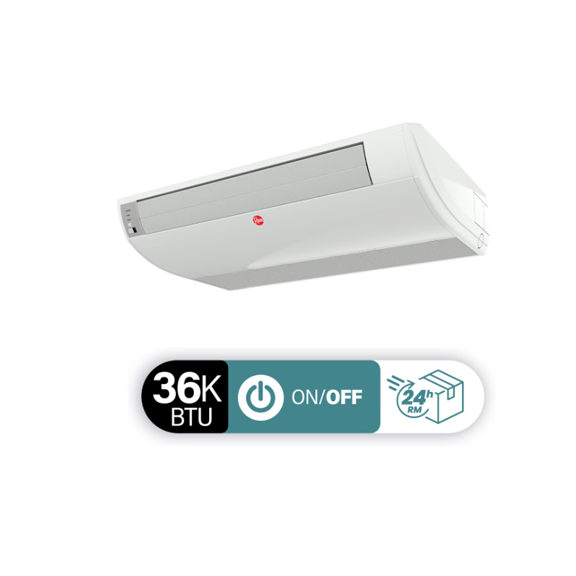 AIRE ACONDICIONADO SPLIT PISO-CIELO 36000 BTU ON/OFF RHEEM 1