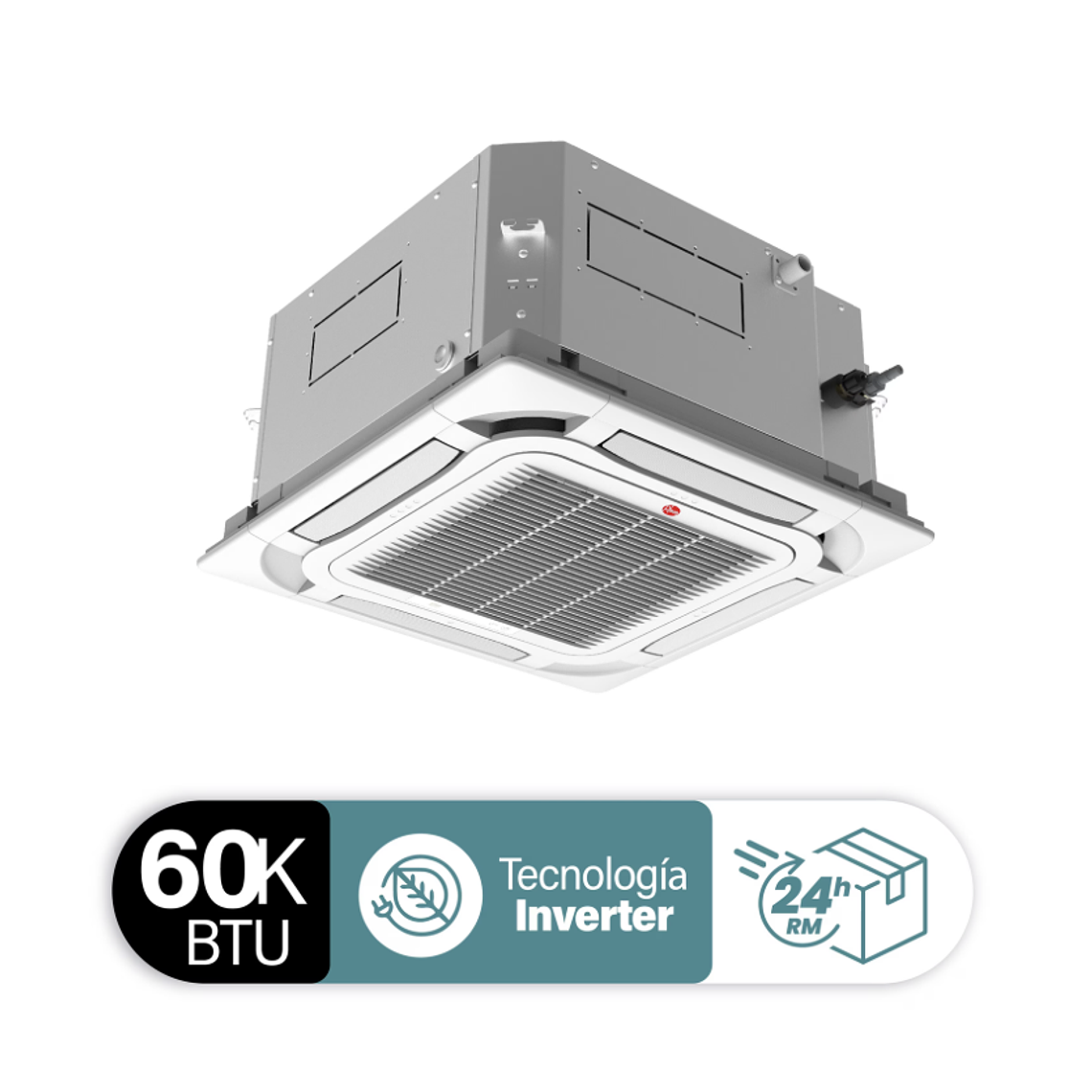 AIRE ACONDICIONADO SPLIT CASSETTE 60000 BTU INVERTER RHEEM 1