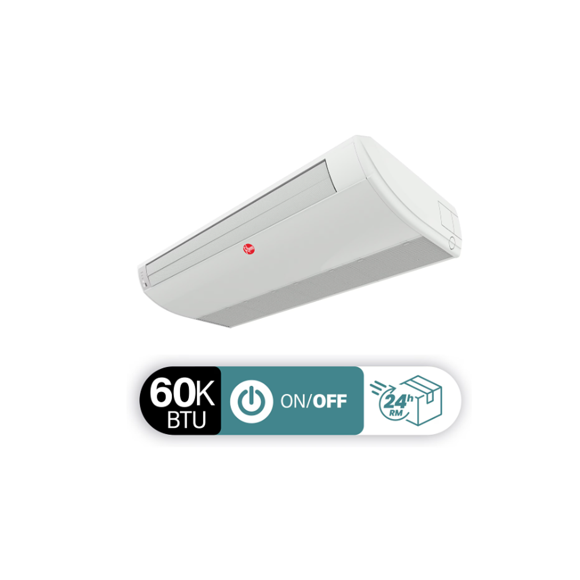 AIRE ACONDICIONADO SPLIT PISO-CIELO 60000 BTU ON/OFF RHEEM 1