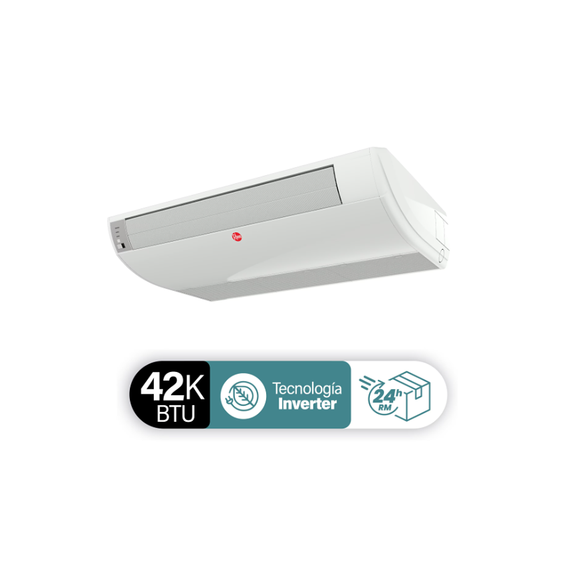 AIRE ACONDICIONADO SPLIT PISO-CIELO 42000 BTU INVERTER RHEEM 1