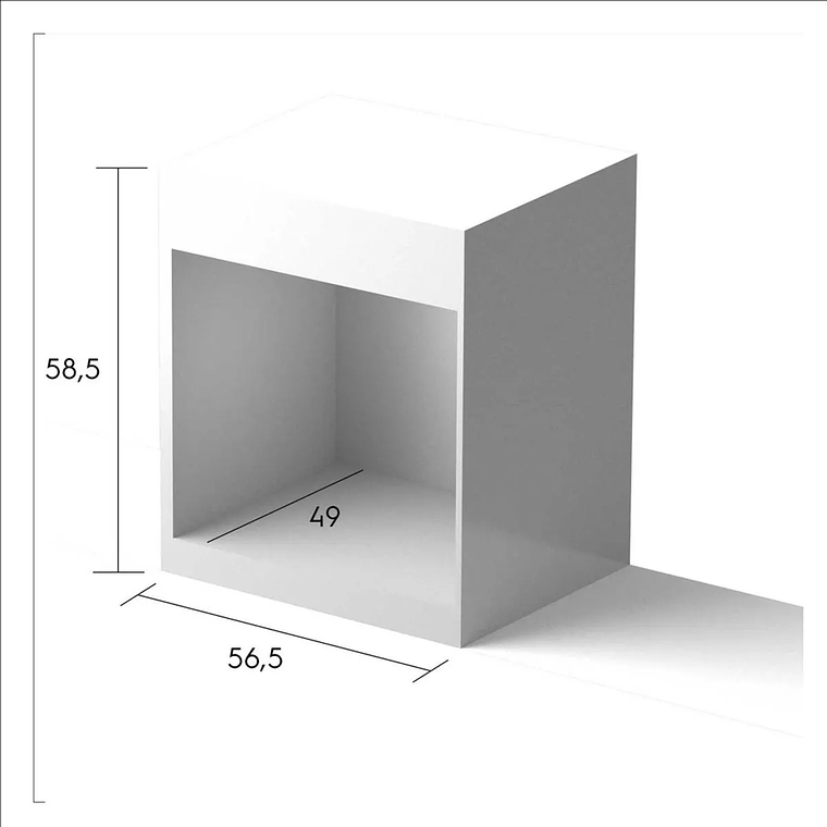 HORNO EMPOTRABLE ELÉCTRICO FENSA 66L TIMER Y CAVIDAD ESMALTADA F 1060N A NEGRO 6