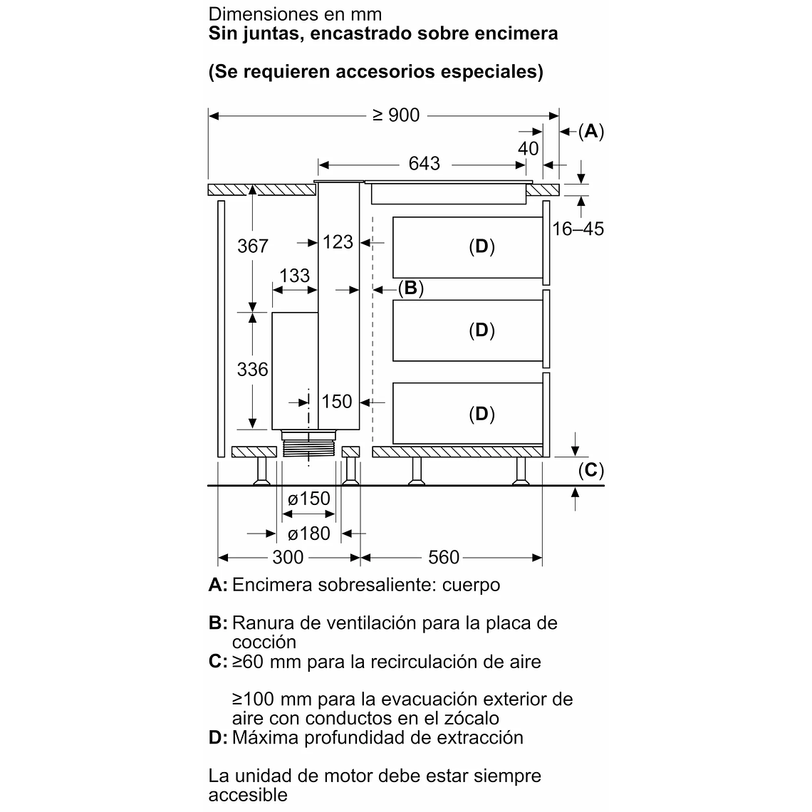 Campana de encimera Siemens 90 cm 833 m3/h LD98WMM60 13