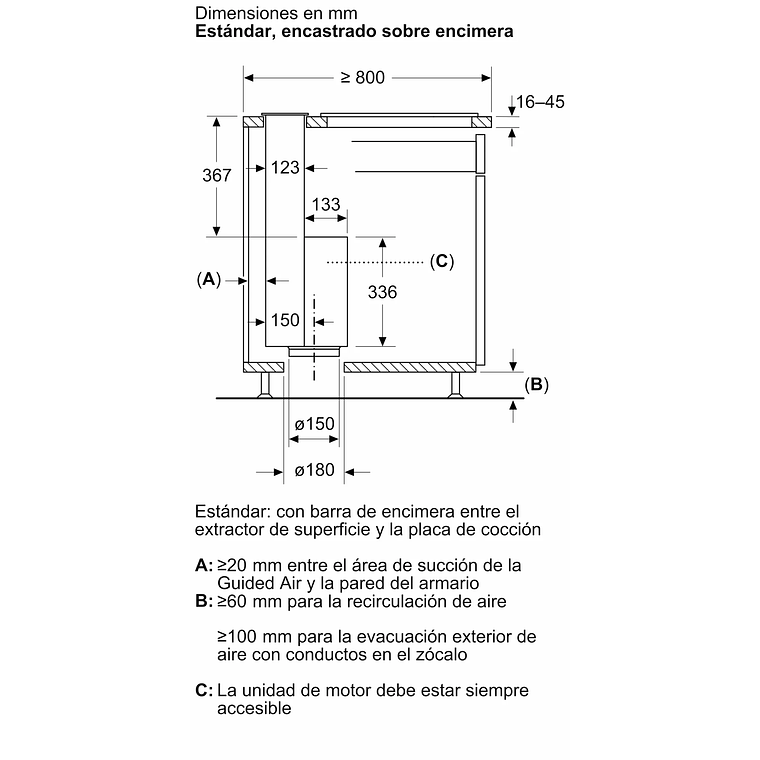 Campana de encimera Siemens 90 cm 833 m3/h LD98WMM60 17