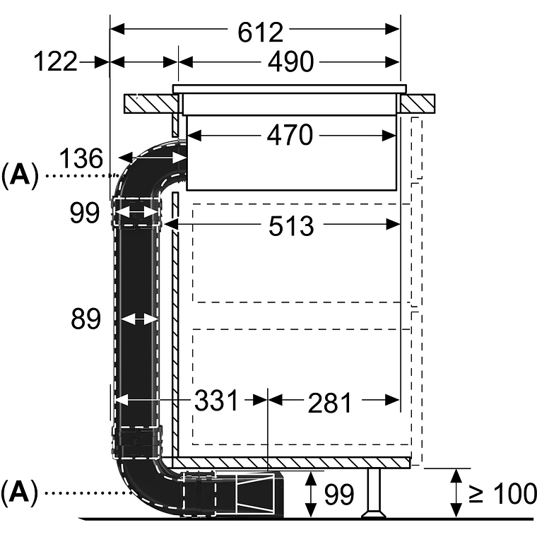 Accesorio para campana 70 cm o más  2