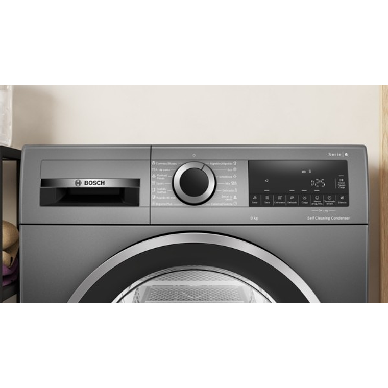 Secadora con bomba de calor Gris-hierro fundido 9kg  3