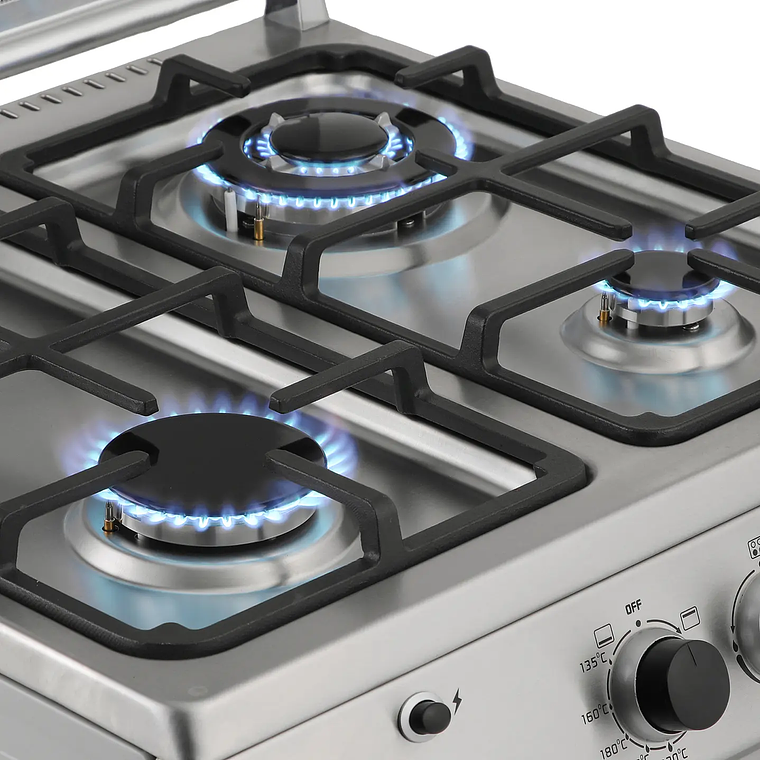 Cocina 4 Quemadores Gas Natural Ursus Trotter EURO60 PRO 11
