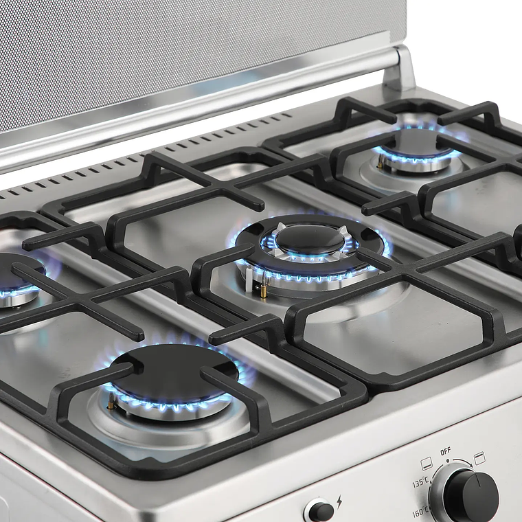 Cocina 5 Quemadores Gas Natural Ursus Trotter EURO80 PRO 10