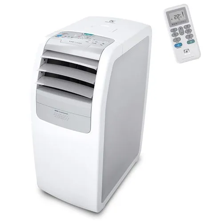AIRE ACONDICIONADO PORTÁTIL ELECTROLUX 12.000 BTUS FRÍO/CALOR MODO TURBO 4