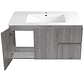 Kit Mueble Vanitorio a muro Space Nogal Claro 101x48x37cm - Miniatura 6
