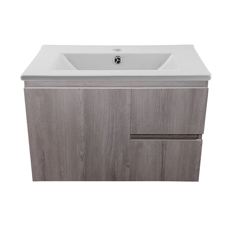 Kit Mueble Vanitorio a Muro Space Nogal Claro 81 cm 2