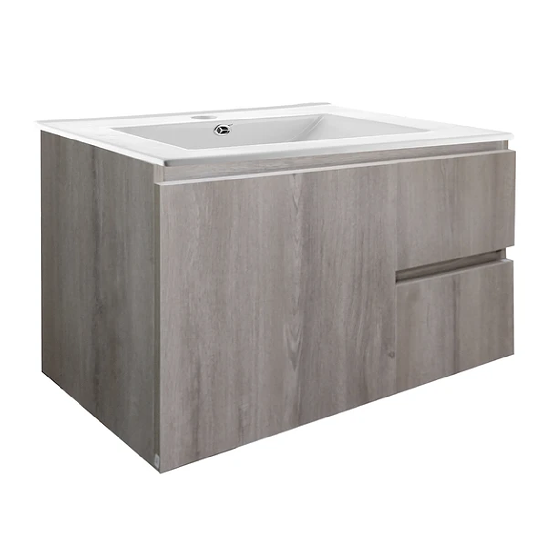 Kit Mueble Vanitorio a Muro Space Nogal Claro 81 cm 4
