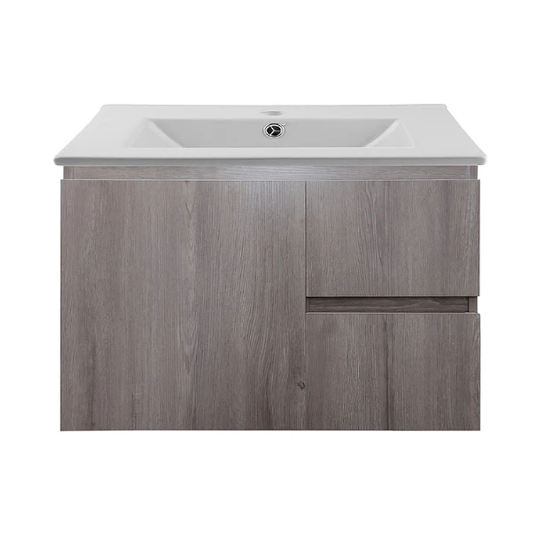 Kit Mueble Vanitorio a Muro Space Nogal Claro 81 cm 6