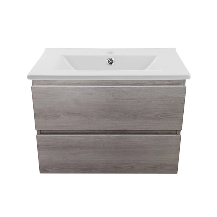 Kit Mueble Vanitorio a Muro Space Nogal Claro 71 cm 2