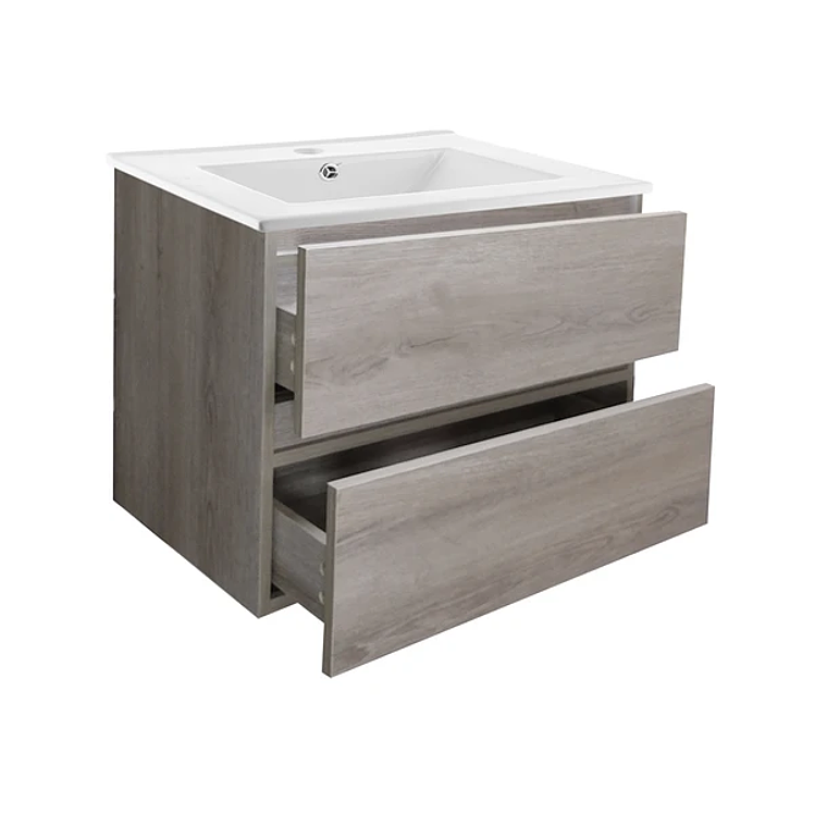 Kit Mueble Vanitorio a Muro Space Nogal Claro 71 cm 5