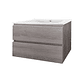 Kit Mueble Vanitorio a Muro Space Nogal Claro 71 cm - Miniatura 6