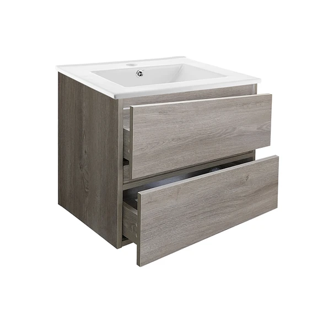 Kit Mueble Vanitorio a Muro Space Nogal Claro 61 cm 4