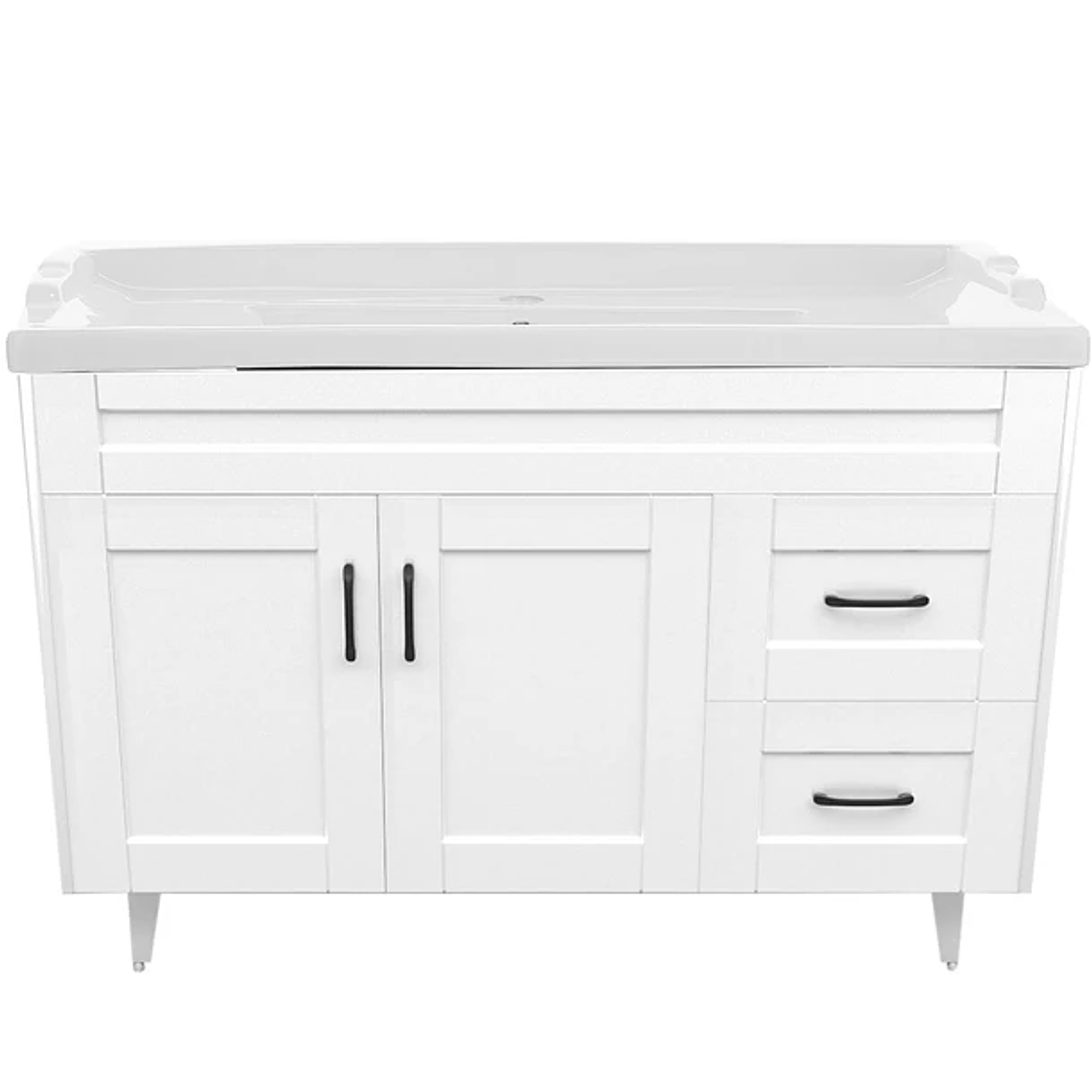 Kit Mueble Deluxe 120SK + Vanitorio F-120 Blanco / 120x80x47cm 1