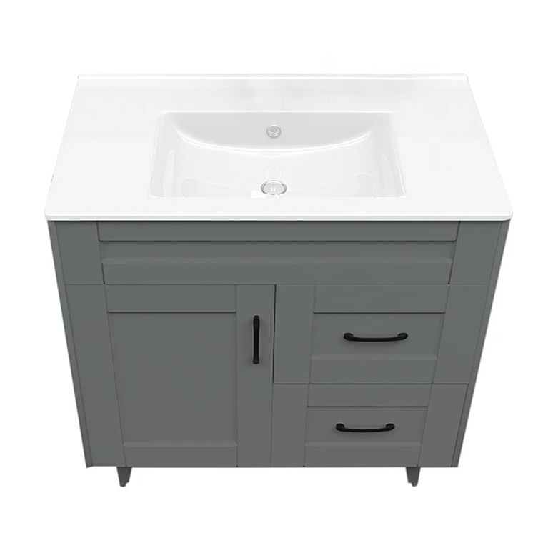 Kit Mueble Deluxe 80SK con Vanitorio P-80 Gris 3