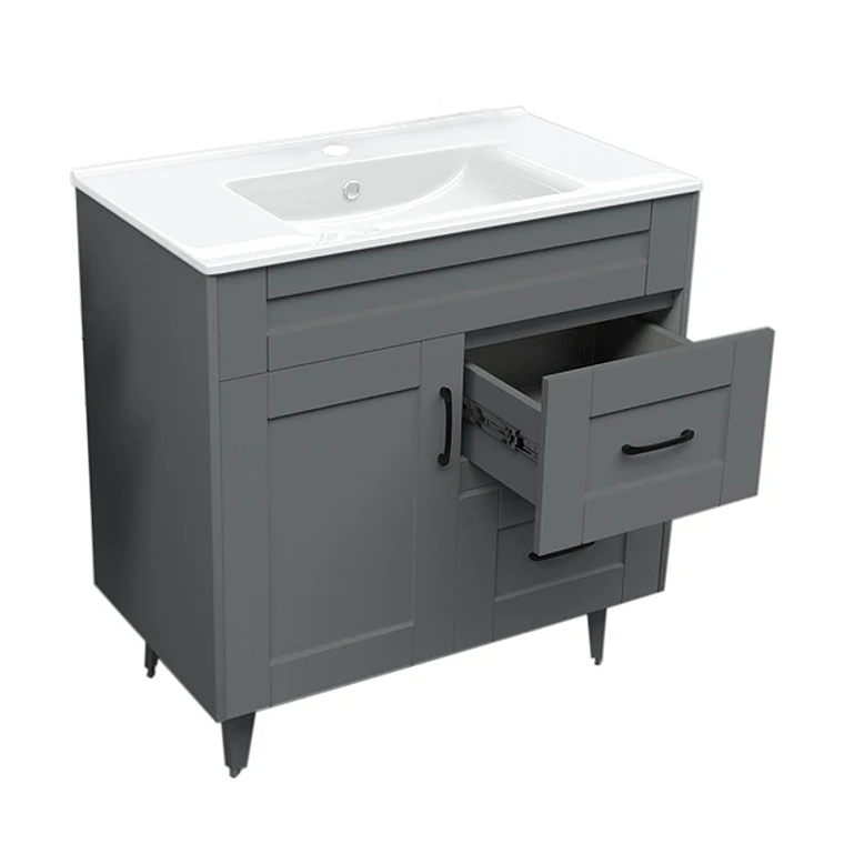 Kit Mueble Deluxe 80SK con Vanitorio P-80 Gris 4