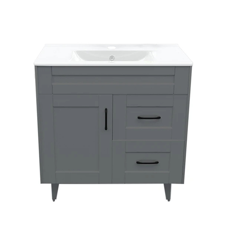 Kit Mueble Deluxe 80SK con Vanitorio P-80 Gris 1