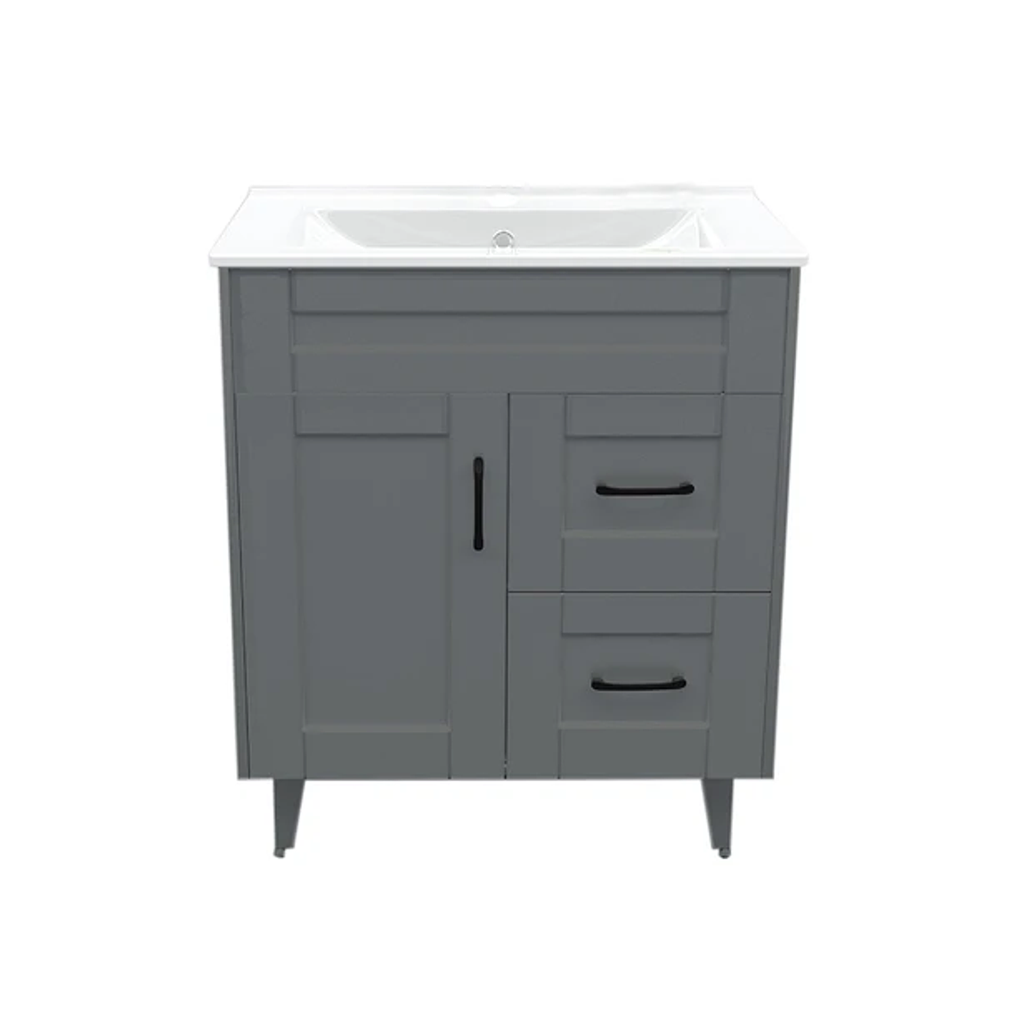 Kit Mueble Deluxe 70SK con Vanitorio Plano-70 Gris 1