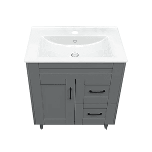 Kit Mueble Deluxe 70SK con Vanitorio Plano-70 Gris