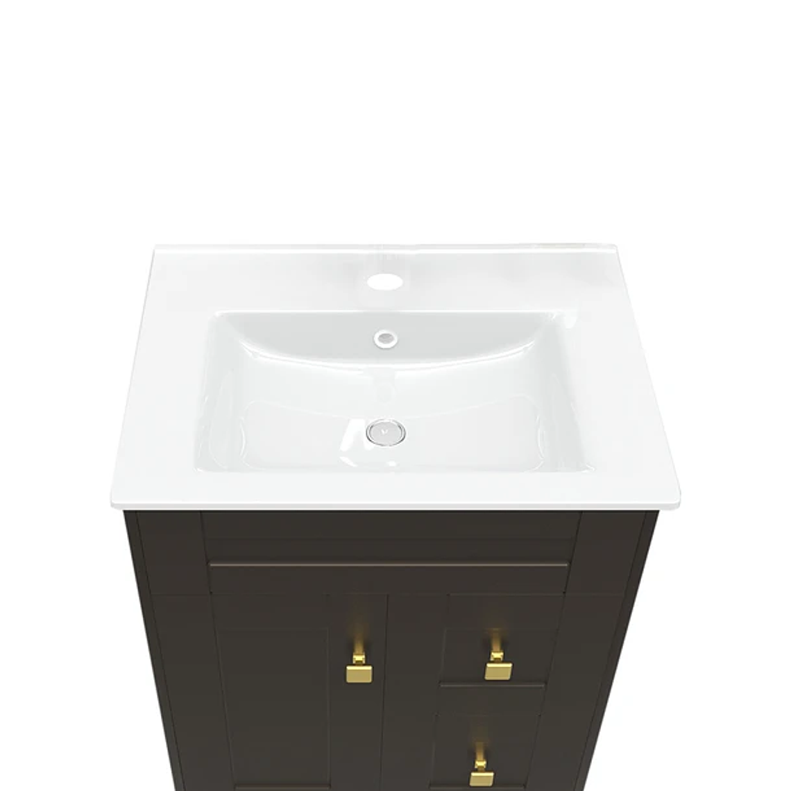 Kit Mueble Deluxe N60SK con Vanitorio Plano-60 Café 2