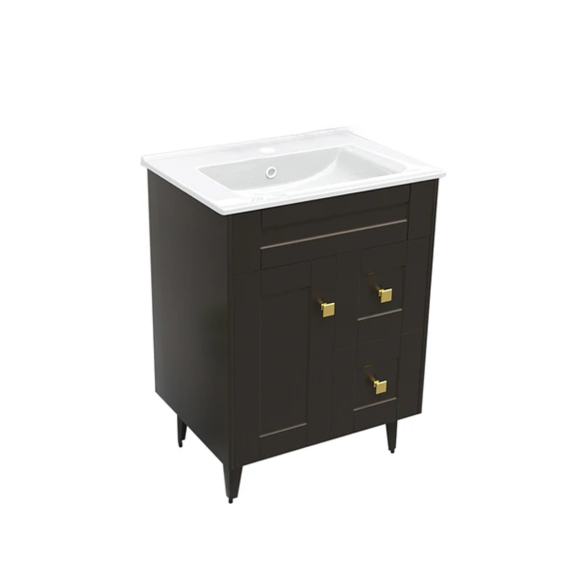 Kit Mueble Deluxe N60SK con Vanitorio Plano-60 Café 3