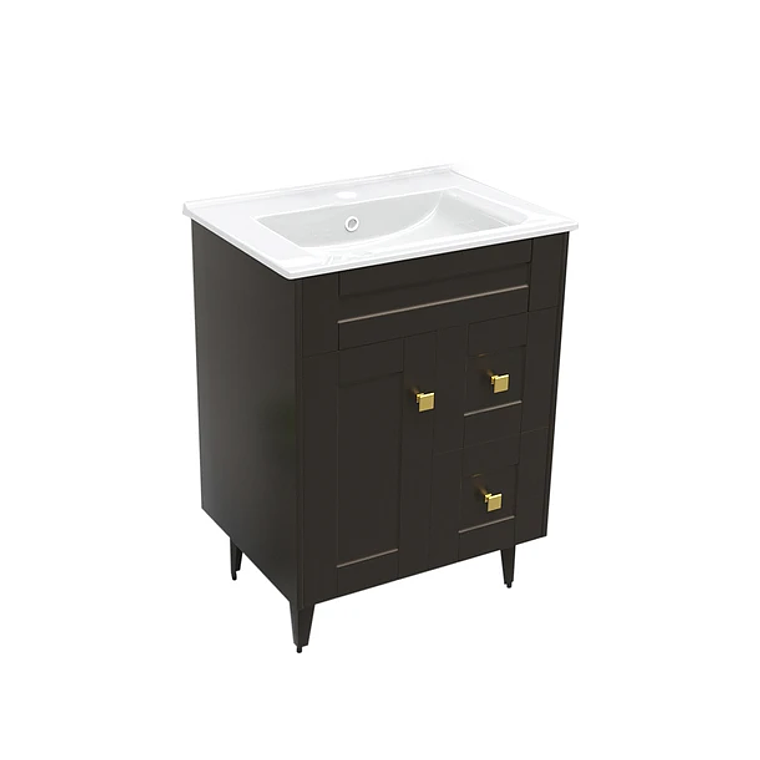 Kit Mueble Deluxe N60SK con Vanitorio Plano-60 Café 3