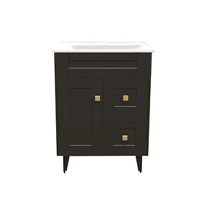 Kit Mueble Deluxe N60SK con Vanitorio Plano-60 Café