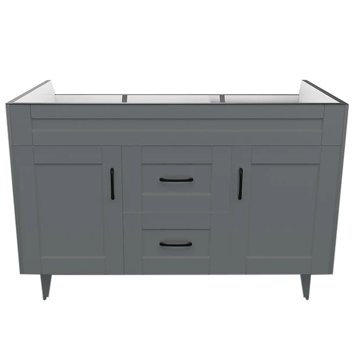 Mueble Vanitorio Deluxe D120SK Gris Doble 1