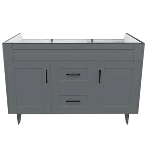 Mueble Vanitorio Deluxe D120SK Gris Doble
