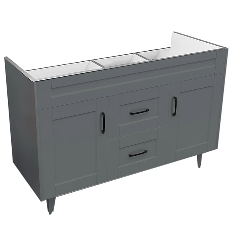 Mueble Vanitorio Deluxe D120SK Gris Doble 2